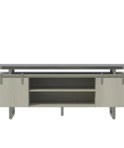 Safco Mirella Low Wall Cabinet Wood, MRLWCWDSGY