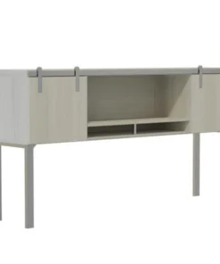 Safco Mirella 66 Hutch With Sliding, MRHW66WAH