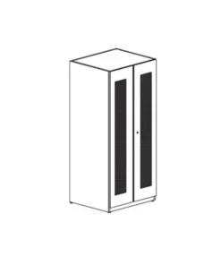 Safco Cabinet36X80X30 W/Perf Drs S/E