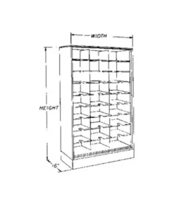 Safco Fs Cab 36X65C No Doors