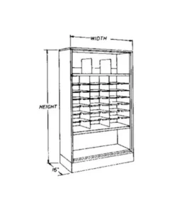 Safco Fs Cab 36X65A No Doors