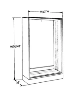 Safco Fs Cab 42X80 W/Doors