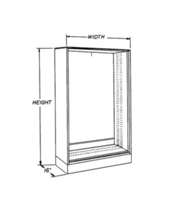 Safco Fs Cab 42X65 W/Door