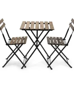 Atlas Commercial Products French Bistro Folding Table and Chair Set