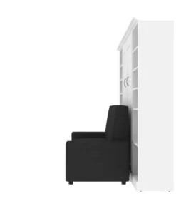 Bestar Versatile Full Murphy Bed, Two Storage Units And A Sofa (109“)