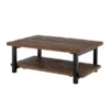 Alaterre Furniture Pomona 48"L Metal and Wood Coffee Table