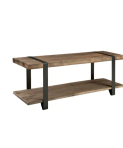 Alaterre Furniture Modesto 48"L Reclaimed Wood Entryway Bench