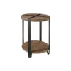 Alaterre Furniture Modesto 20"Dia. Reclaimed Wood Round End Table
