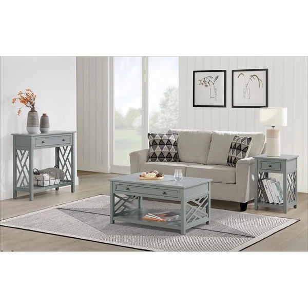 Alaterre Furniture Coventry 36" Coffee Table, End Table and Console/TV Table Set - Image 2