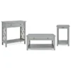 Alaterre Furniture Coventry 36" Coffee Table, End Table with Tray and Console/TV Table, Length: 22