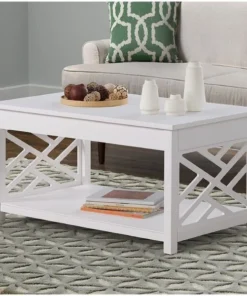 Alaterre Furniture Coventry 36"W Wood Coffee Table