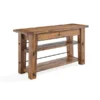 Alaterre Furniture Durango 54"L Industrial Wood Console/Media Table with Two Shelves