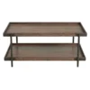 Alaterre Furniture 42 W, 26 L, 18 H, Oak Top, Rustic Brown