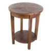 Alaterre Furniture Revive - Reclaimed Round End Table, Natural