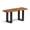 Alaterre Furniture Alpine Natural Live Edge Wood 36" Bench