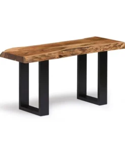 Alaterre Furniture Alpine Natural Live Edge Wood 36" Bench