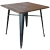 Amerihome Square Wood Top, Black