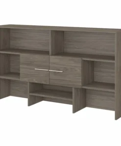 Bush Business Furniture Office 500 72W Desk Hutch in Modern Hickory