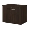 Bush Business Furniture Office 500 36W Storage Cabinet W/ Doors in Black Walnut - Assembled