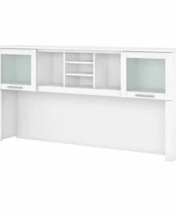 Bush Furniture Somerset 72W Desk Hutch in White