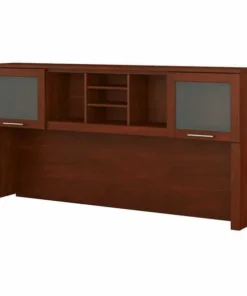 Bush Furniture Somerset 72W Desk Hutch in Hansen Cherry