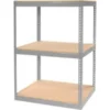 Global Equipment Record Storage Rack Without Boxes 42"W x 30"D x 60"H - Gray