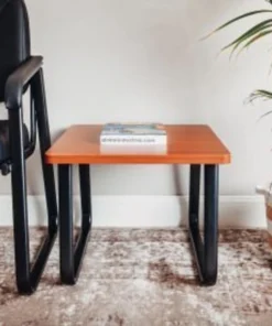 Global Equipment Interion Square Coffee Table 20" x 20" Cherry Top