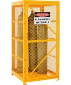 Global Equipment Cylinder Storage Cabinet With Manual Close Single Door, 9 Cylinder Cap.