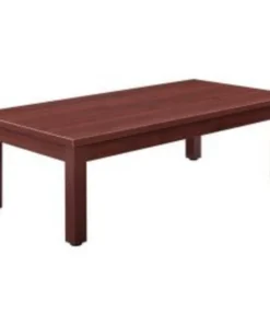 Global Equipment Interion Wood Coffee Table - 48" x 24" - Mahogany