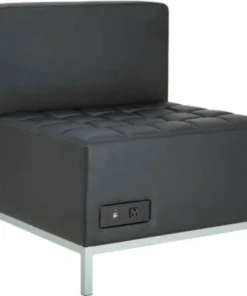 Alera Furniture Alera¬Æ Armless L Sectional Seating with Power - 26-3/8" x 26-3/8" x 30-1/2" Black - QUB Series