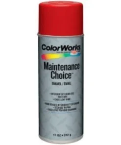 Krylon Products Group-Sherwin-Williams Krylon Industrial Colorworks Enamel Cherry Red - CWBK01157