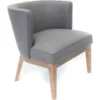 Boss Office Products Ava Fabric Accent Chair - Slate Gray