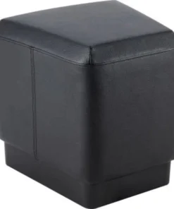 Lorell ¬Æ Contemporary 17" Rectangular Foot Stool - Black