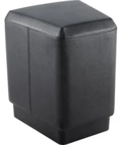 Lorell ¬Æ Contemporary 20" Rectangular Foot Stool - Black