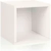 Way Basics Eco Stackable Storage Cube, White