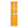 Storsystem High Capacity Sgl Column Wall Unit, Wide Line, 18 Module, Neon Orange