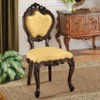 Design Toscano Lady Ambrose Shield Back Accent Chair: Each