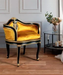 Design Toscano Royal Soubrette Petite Bergere Chair
