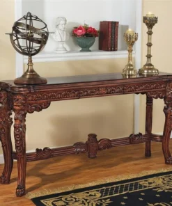Design Toscano Lord Raffles Grand Hall Lion Leg Console