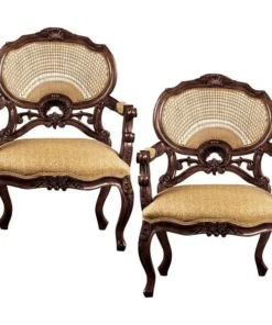 Design Toscano Chateau Marquee Occasional Chair, PK 2