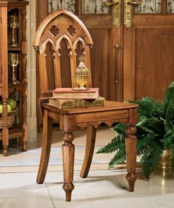 Design Toscano The Abbey Gothic Revival Chair, PK 2