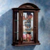Design Toscano Rosedale Hardwood Wall Curio Cabinet: Walnut Finish