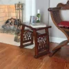 Design Toscano St. Thomas Aquinas Gothic Wooden Stool