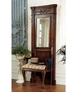 Design Toscano The Kenmore Manor Hardwood Hall Stand