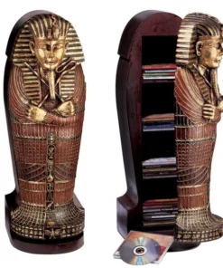 Design Toscano Tutankhamen Sarcophagus CD Cabinet