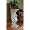 Design Toscano Trapezophoron Sculptural Winged Lion Pedestal