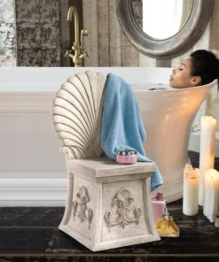 Design Toscano Villa Tivoli Spa Stool