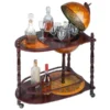 Design Toscano Old World Extended Shelf Italian Replica Globe Bar Cart