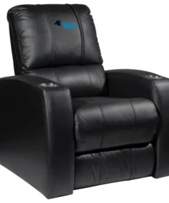 Dreamseat Home Theater Recliner with Carolina Panthers Secondary Logo