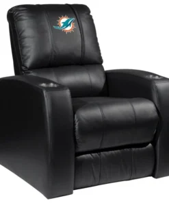 Dreamseat Home Theater Recliner with Miami Dolphins Primary Logo